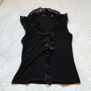 Tahari small black shirt